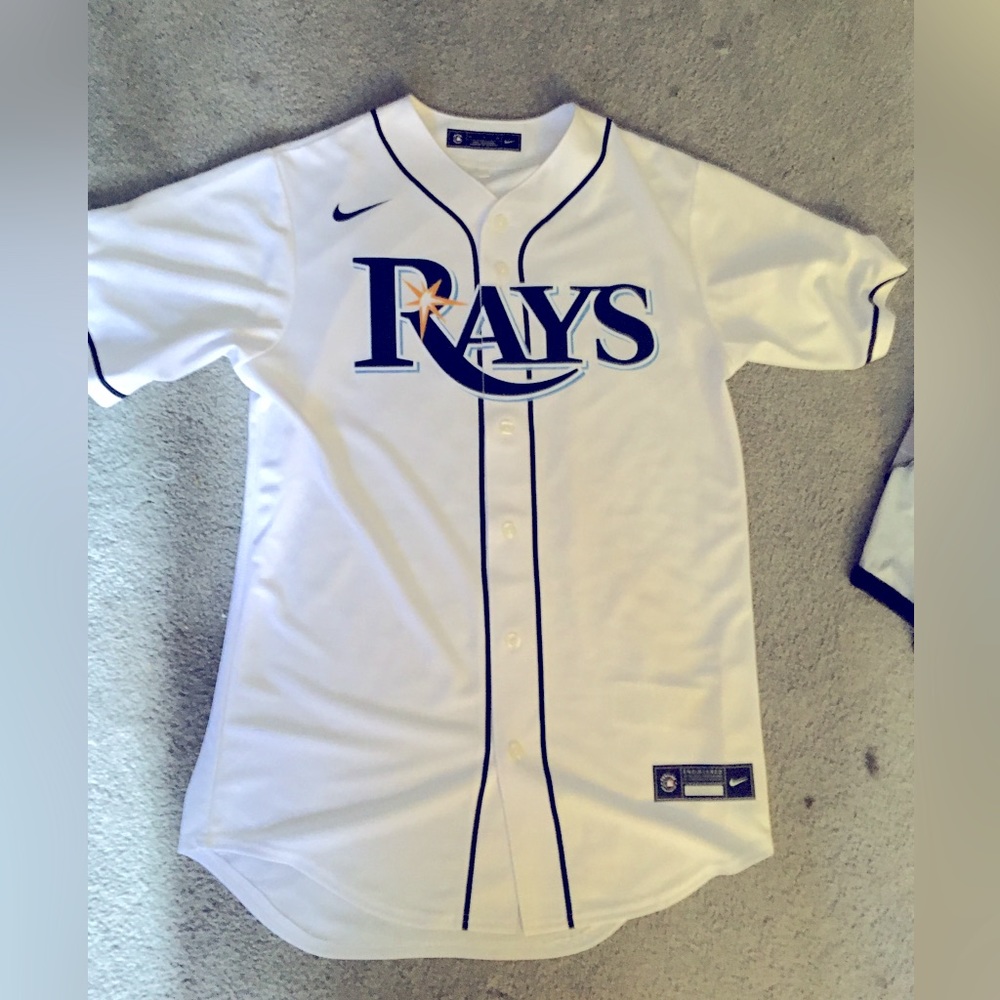 Tampa Bay Rays Home Jersey Size S